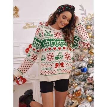 Stylish Christmas Headband with Rhinestones and Charms