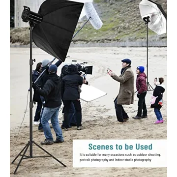 Heavy Duty 9.2ft Light Photography Tripod Stand Ideal for All