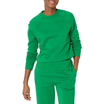 Amazon Essentials Women's Relaxed-Fit Crewneck Pullover Sweatshirt (Plus Size Available)