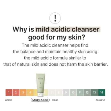 [Mixsoon] Master Gentle Recipe Foam Cleanser 5.07 fl oz / 150ml | Mild Exfoliation Cleanser for Dry and Sensitive Skin that Improves Skin Texture and Sebum Care | Vegan, Cruelty Free