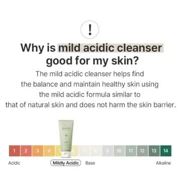 [Mixsoon] Master Gentle Recipe Foam Cleanser 5.07 fl oz / 150ml | Mild Exfoliation Cleanser for Dry and Sensitive Skin that Improves Skin Texture and Sebum Care | Vegan, Cruelty Free