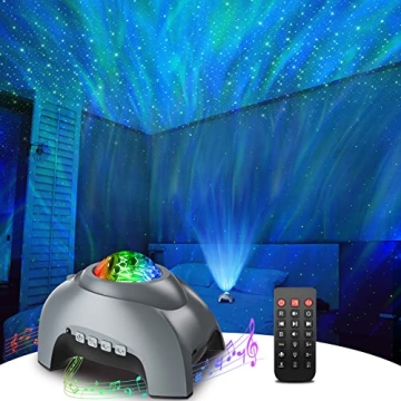 Rossetta Galaxy Projector, Star Projector LED Lights for Bedroom, White Noise Aurora Projector, Nigh...
