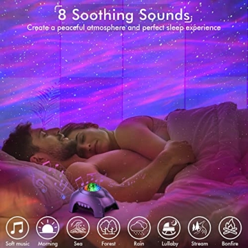 Rossetta Galaxy Projector LED Night Light for Kids & Adults
