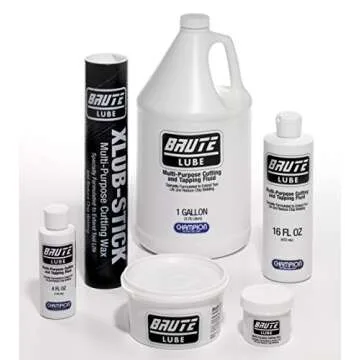 Champion Cutting Tool BruteLube 2 oz Tub Cutting Wax Lubricant: XLUB-WAX-2