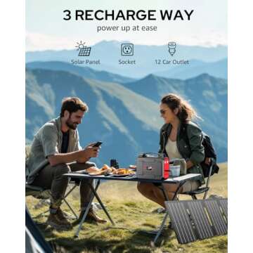 Apowking 146Wh Portable Power Station for Emergencies