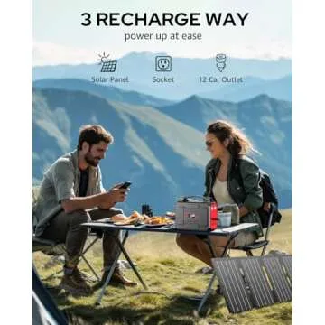 Apowking 146Wh Portable Power Station for Emergencies