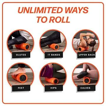 URBNFit Vibrating Foam Roller for Pain Relief and Recovery