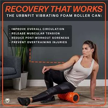 URBNFit Vibrating Foam Roller for Pain Relief and Recovery