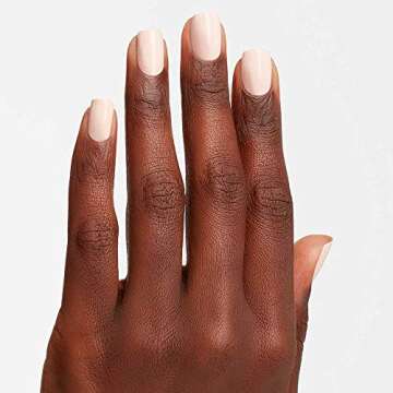 OPI Nail Lacquer Stop It I’m Blushing! | Opaque Soft Pink Crème Chip Resistant Nail Polish | Vegan, Quick Drying, Streak Free