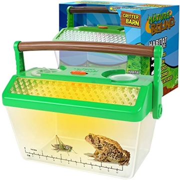 Nature Bound Bug Catcher Critter Barn Habitat for Indoor/Outdoor Insect Collecting with Light Kit, W...