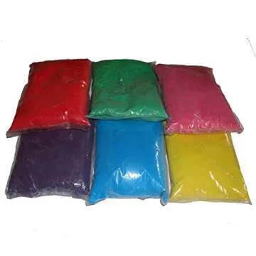 ColorMarathon(TM) Premium Quality non-toxic HOLI Colors color powder - 12 Lbs (6 colors X 2lbs Ea co...