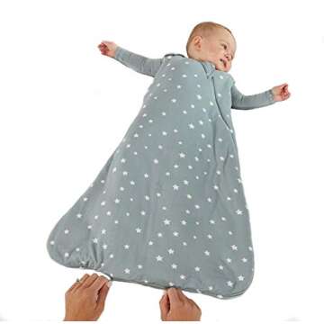 GUNAMUNA Unisex Baby Sleep Bag, Sleep Sack Sleeping Bag for Infants Toddlers, Easy Changing Diaper Z...