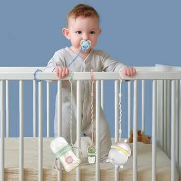 RTMOK Food Grade Silicone Toy Straps for Babies