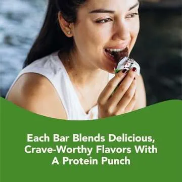 think! Vegan/Plant Based High Protein Bars - Chocolate Mint, 13g Protein, 5g Sugar, No Artificial Sweeteners, Non GMO Project Verified, 10 Count (Packaging May Vary)