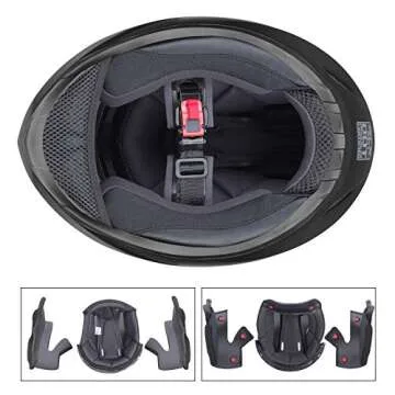 GLX GX11 Compact Motorcycle Helmet - Affordable Full Face Safe