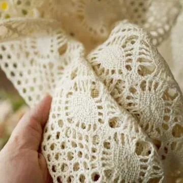 Rustic Boho Crochet Valance for Chic Home Decor