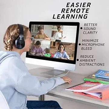 Sonitum Kids Headphones - Adjustable Cushioned 5-Pack