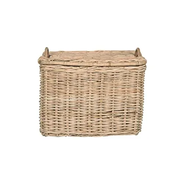 KOUBOO Rattan Storage Basket with Lid - Decorative & Durable