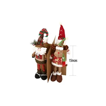 Sattiyrch Christmas Figurine Storage Box for 8 Holiday Decorations