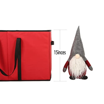 Sattiyrch Christmas Figurine Storage Box for 8 Holiday Decorations