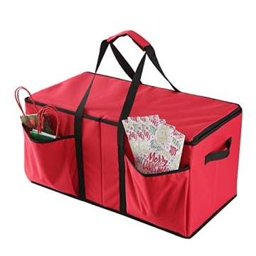 Sattiyrch Christmas Figurine Storage Box for 8 Holiday Decorations