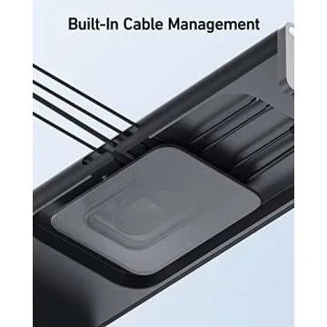 Anker 675 USB-C Docking Station (12-in-1, Monitor Stand) with 10Gbps USB-C Ports, 4K@60Hz HDMI Display, Wireless Charging Pad, for Lenovo ThinkPad, MacBook Pro M1 / M2 and More USB-C Devices