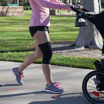 COPPER FIT ICE Knee Compression Sleeve for Pain Relief