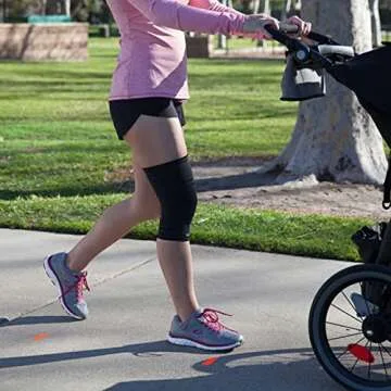 COPPER FIT ICE Knee Compression Sleeve for Pain Relief