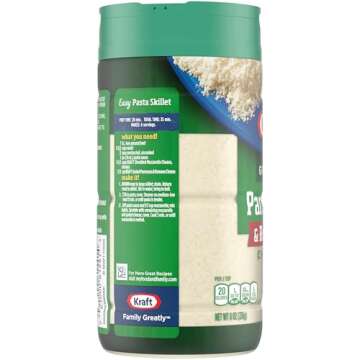 Kraft Grated Parmesan & Romano Cheese 8 oz Shaker