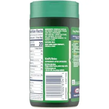 Kraft Grated Parmesan & Romano Cheese 8 oz Shaker