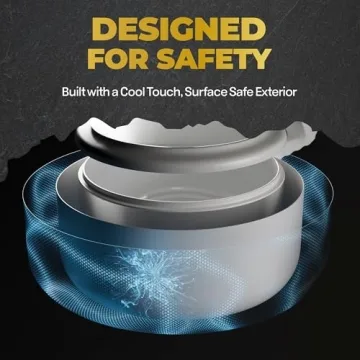 CERAMAX 10 Inch Nonstick Electric Skillet with Steamer