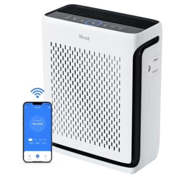 LEVOIT Air Purifiers for Home Large Room Bedroom Up to 1110 Ft² with Air Quality and Light Sensors,...