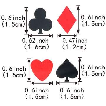 Casino Party Table Scatter Confetti - Viva Las Vegas Party Foil Metallic Sequins