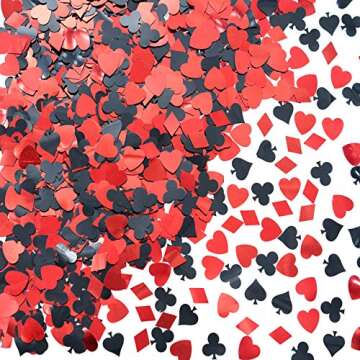 Casino Party Table Scatter Confetti for Festive Events