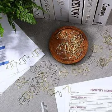 Yeaqee House Shaped Paper Clips for Office and Home Use