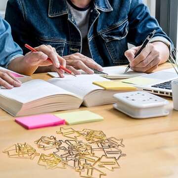 Yeaqee House Shaped Paper Clips for Office and Home Use