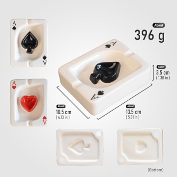 Creative Cool Ceramic Ashtray - Stylish and Durable Design