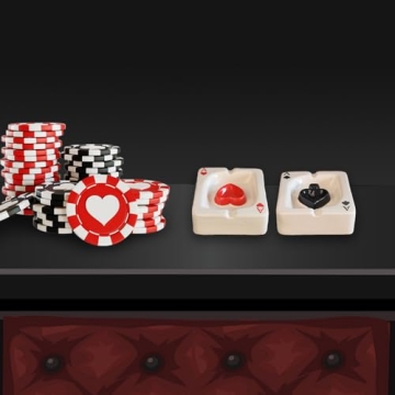 Creative Cool Ceramic Ashtray - Stylish and Durable Design