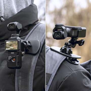 SUREWO 360° Backpack Strap Mount for DJI Osmo Pocket 3