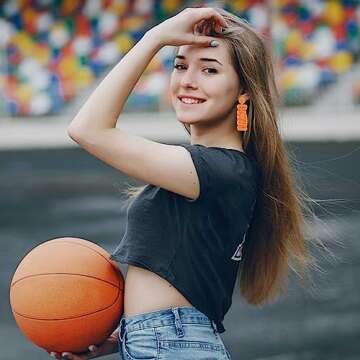 Beaded Earrings Football Game Day Earrings for Women Handmade Letter Touchdown Earrings Statement Te...