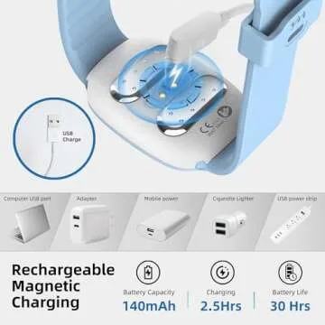 EmeTerm Fashion FDA-Cleared Relieve Nausea Electrode Stimulator Morning Sickness Motion Travel Sickness Vomit Relief Rechargeable No Gel Drug Free Wrist Bands Without Side Effects