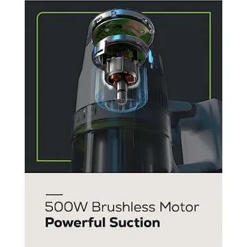 Greenworks 24V Brushless Cordless Stick Vacuum, Lightweight, Handheld, Pet, Anti-Allergen HEPA Filtration, Hard Floor, Carpet, Car, 4Ah Battery, and 30-Minute Charge Time (White)