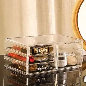 Cq Acrylic 9 Drawer Makeup Organizer for Beauty Products