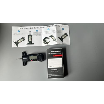 GODESON Digital Tyre Tread Depth Gauge with LCD Display