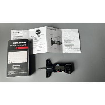 GODESON Digital Tyre Tread Depth Gauge with LCD Display