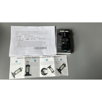GODESON Digital Tyre Tread Depth Gauge with LCD Display