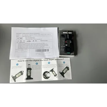 GODESON Digital Tyre Tread Depth Gauge with LCD Display