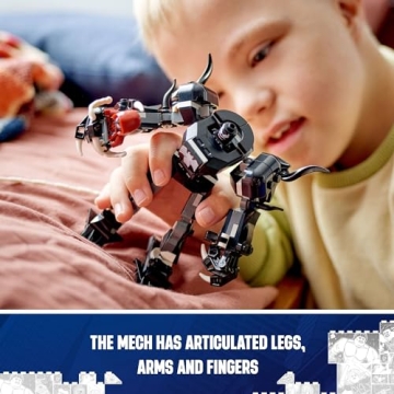 LEGO Marvel Venom Mech Armor with Minifigures - Fun for Kids