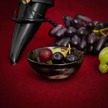 Mythrojan Hand Crafted Small Serving Natural Ox Horn Bowl For Viking events, Medieval Weddings, Cosplays – Antique, Genuine Horn, Polished Finish (Set of 2)