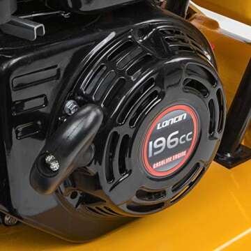 Stark USA Plate Compactor 6.5HP 4000lbs Force Power Tool